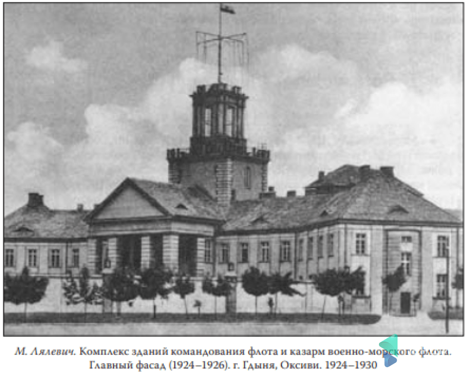 Казарми військово-міського флоту у м. Гдиня, 1930 (Польща)