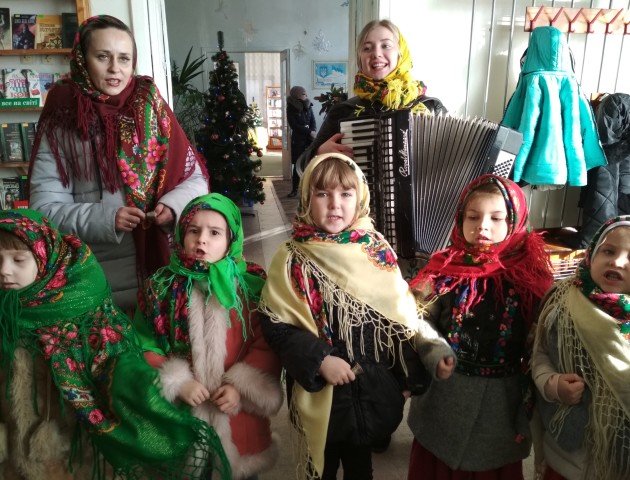 Маленькі читачі відвідали на різдвяні канікули у луцьку бібліотеку ФОТО