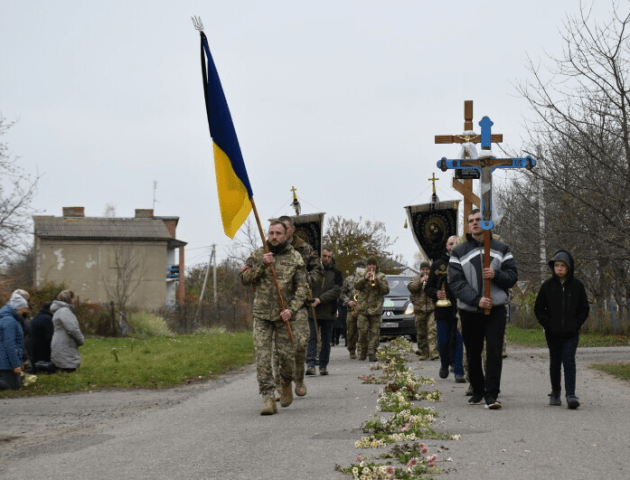 У селі Шепель попрощалися із захисником України