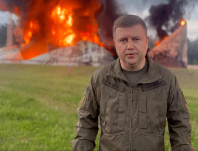 російські безпілотники зруйнували нафтобазу на Рівненщині