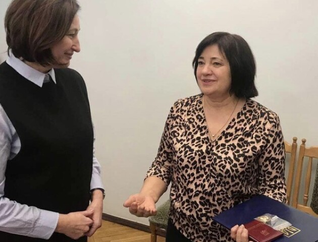 Вчителька з Волині отримала нагороду Міністерства освіти і науки України