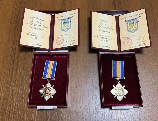 Рідні загиблих Захисників з Волині отримали їхні посмертні ордени. ФОТО