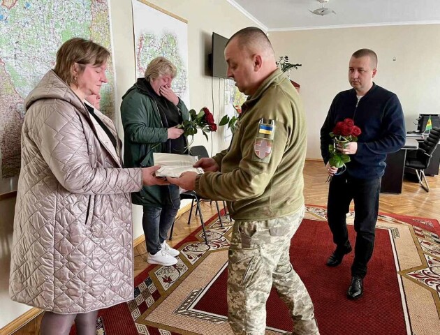 Рідним загиблих захисників із Волині вручили відзнаки