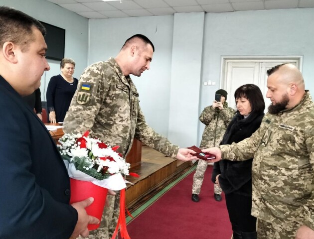 Батькам полеглого воїна з Волині вручили посмертну нагороду сина