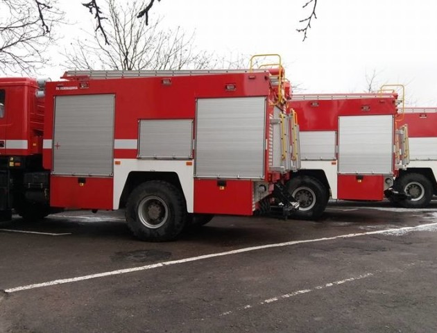 Волинським рятувальникам закупили 4 нові пожежні автоцистерни