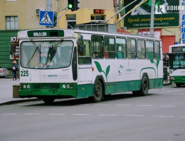 Луцькі тролейбуси стали на 17% популярніші серед пасажирів