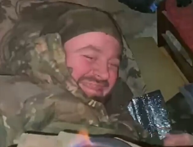 Як військові в підвалі Торецька святкували день народження побратима