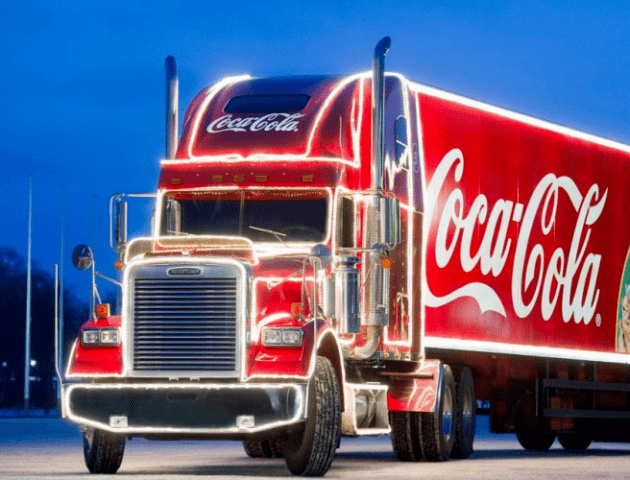 Коли до Луцька приїде новорічна вантажівка Coca-Cola