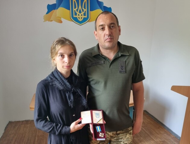 Військового з Волині посмертно нагородили орденом «За мужність»