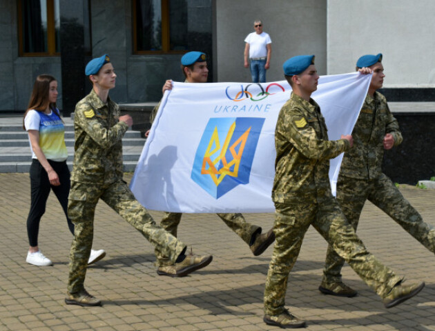 У Луцьку підняли прапор Національного Олімпійського комітету України