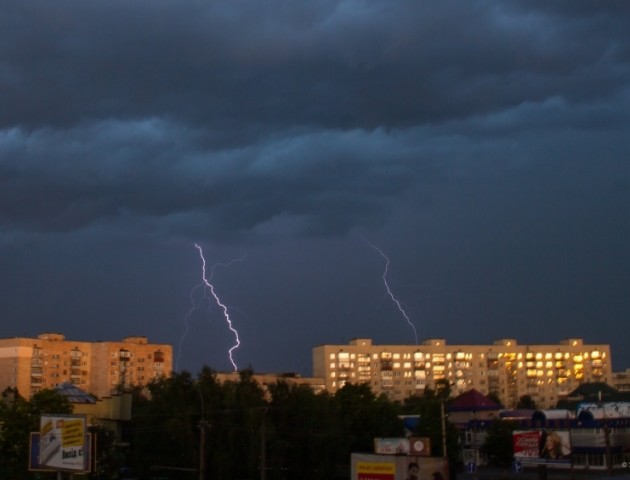 Гроза у спеку: в Україні оголосили штормове попередження