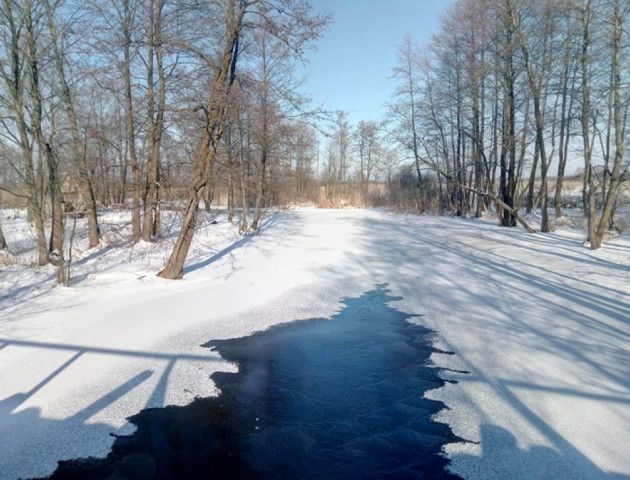 Фотограф показав красу зимової волинської річки. ФОТО