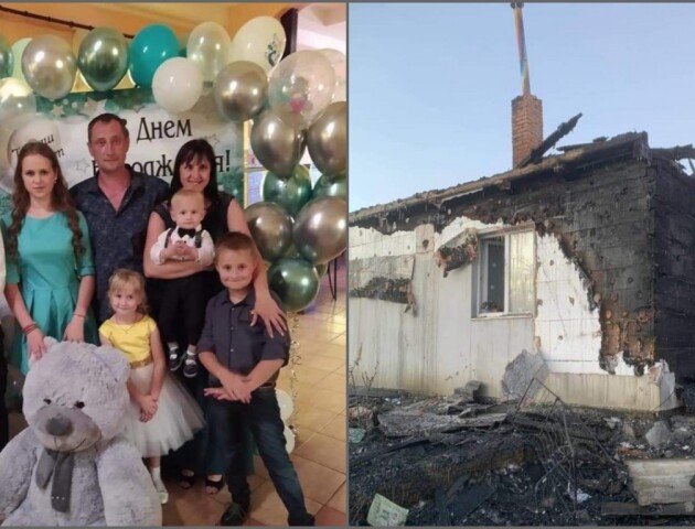 На Волині в сім'ї з п'ятьма дітьми вщент згорів будинок: потрібна допомога