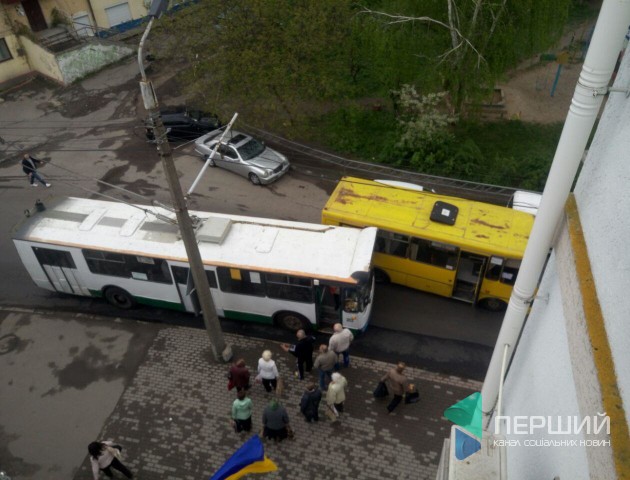 У Луцьку  ДТП за участі громадського транспорту