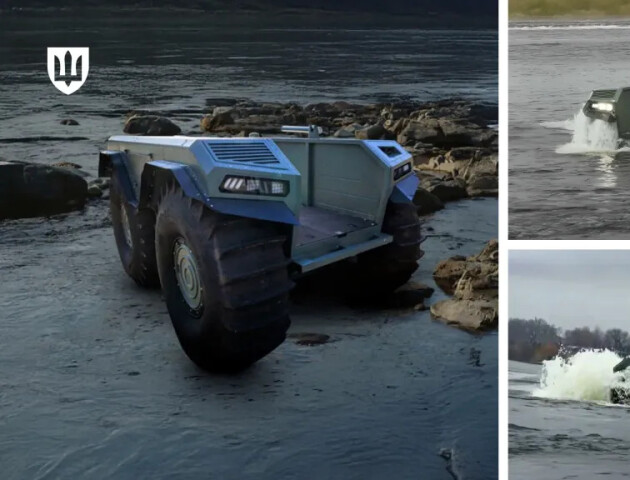 Парк наземних роботів Сил оборони поповнив унікальний НРК-амфібія