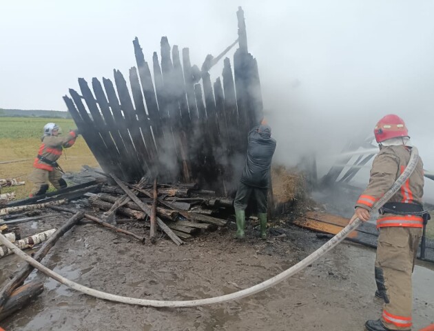 На Волині через блискавку сталося чотири пожежі