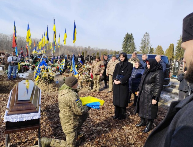 У Ківерцях попрощалися з воїном, який загинув на фронті