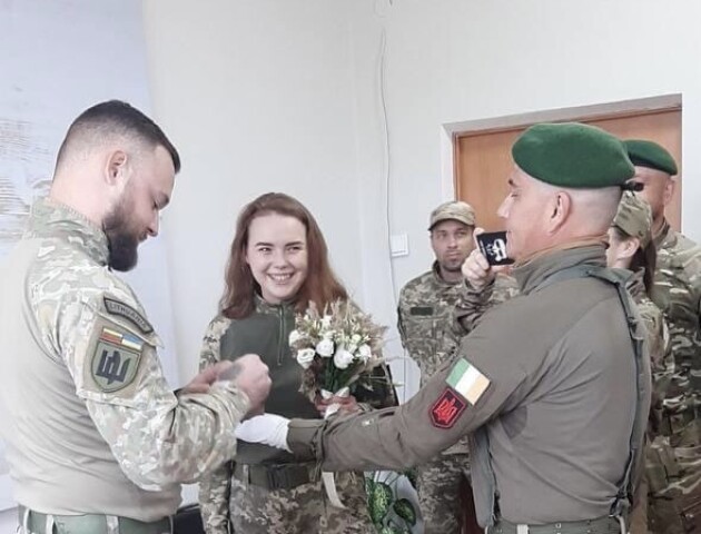 Волинянка вийшла заміж за воїна Інтернаціонального легіону оборони України