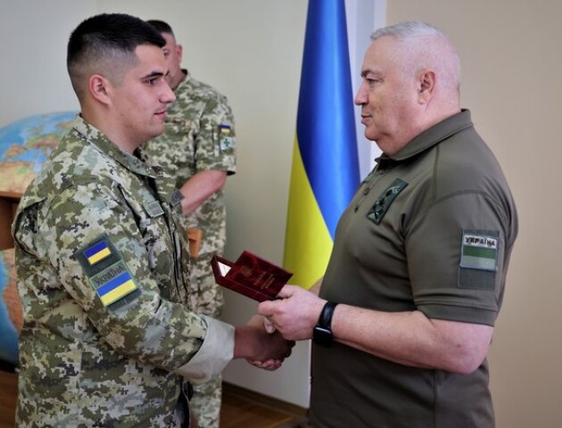 Прикордонник Волинського загону отримав орден «За мужність»