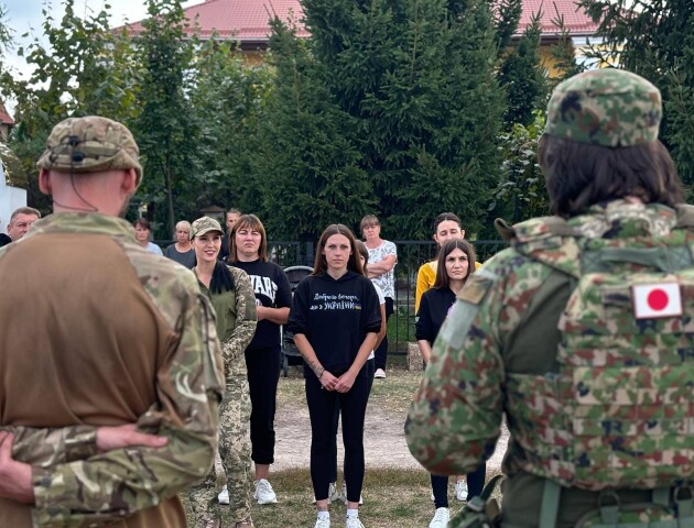 Зброя, турнікет і право. У Жидичині були навчання