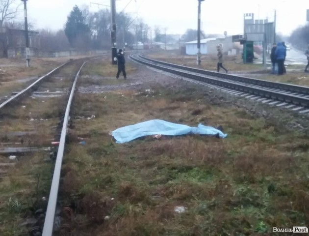 У Луцьку поїзд на смерть збив чоловіка. ФОТО