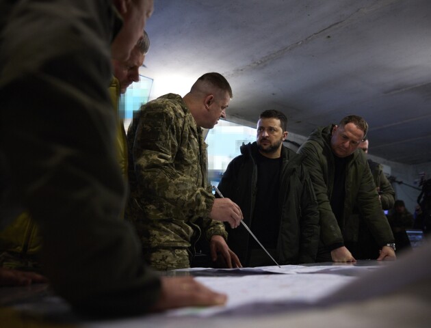 Зеленський відвідав захисників Покровська на Донеччині