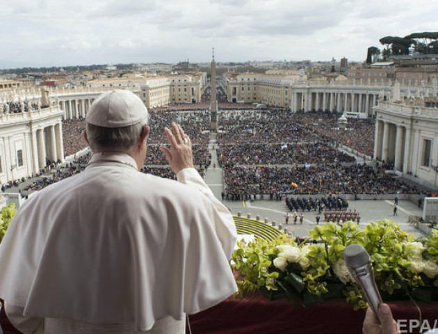 Папа Римський у Великодній промові згадав Україну