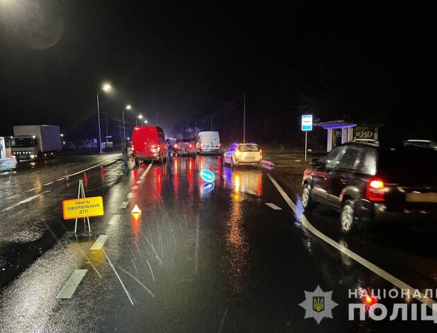 Неподалік Луцька під колеса буса потрапила пенсіонерка. ФОТО