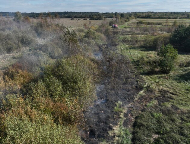 На Камінь-Каширщині ліквідовують горіння торф'яника