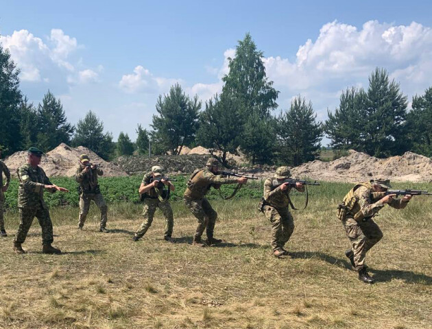 На Волині інструктор зі США тренує прикордонників за стандартами країн НАТО