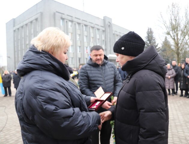 Волиняни отримали посмертні нагороди своїх рідних, які загинули на фронті