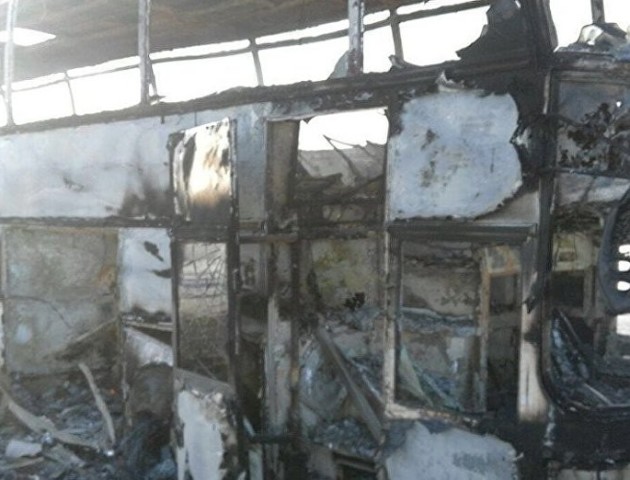 У Казахстані 52 людини загинули в результаті пожежі в автобусі. ВІДЕО