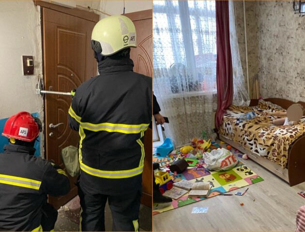 У Луцьку маленька дитина випадково закрила маму на балконі, допомогли рятувальники