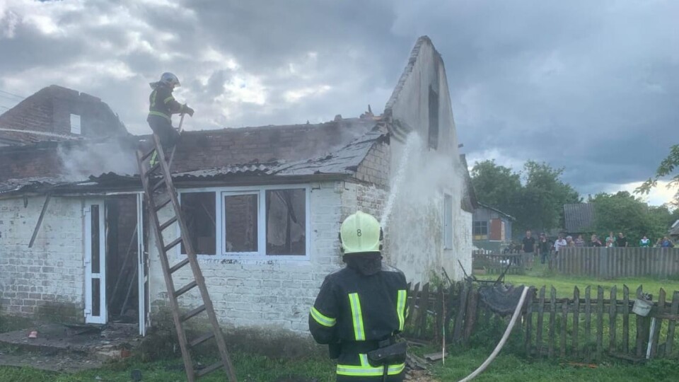 На Волині сталася пожежа у житловому будинку