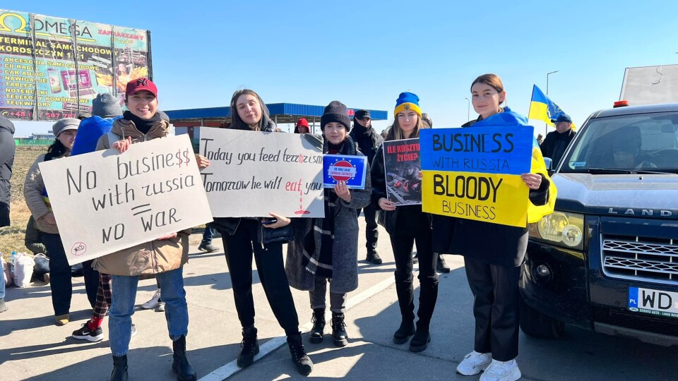 Активісти блокують російські фури на кордоні з Польщею
