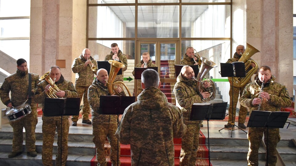 Волинські гвардійці завітали до ОВА з колядою. ФОТО