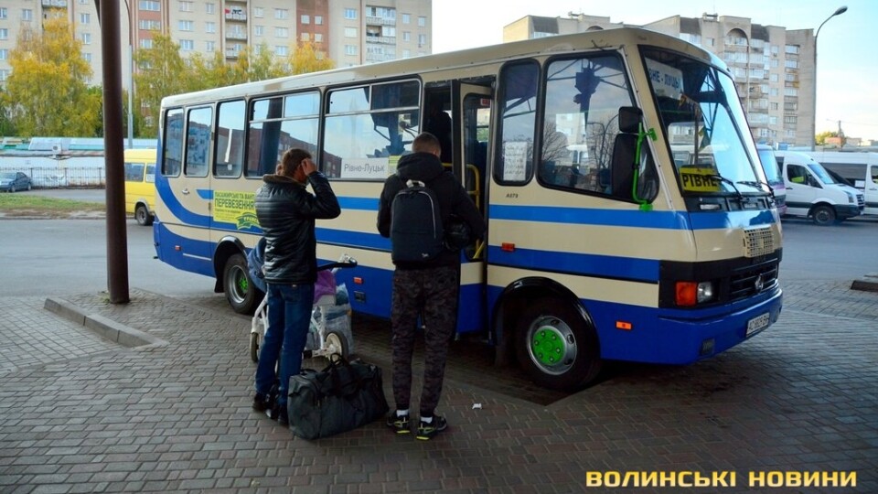 У Луцьку три автобуси не вийшли на рейс через нові правила міжобласних перевезень