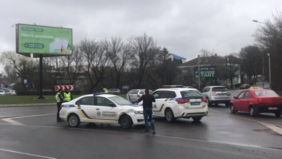 Показали відео ДТП з патрульними у Луцьку