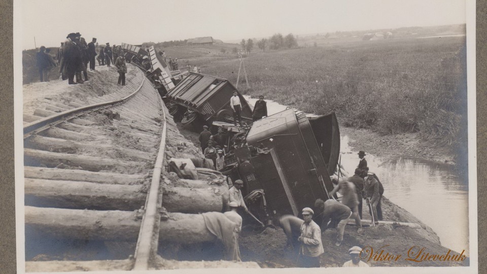 Опублікували унікальні фото аварії 1928 року на волинській залізниці. ЗГАДАТИ ВСЕ