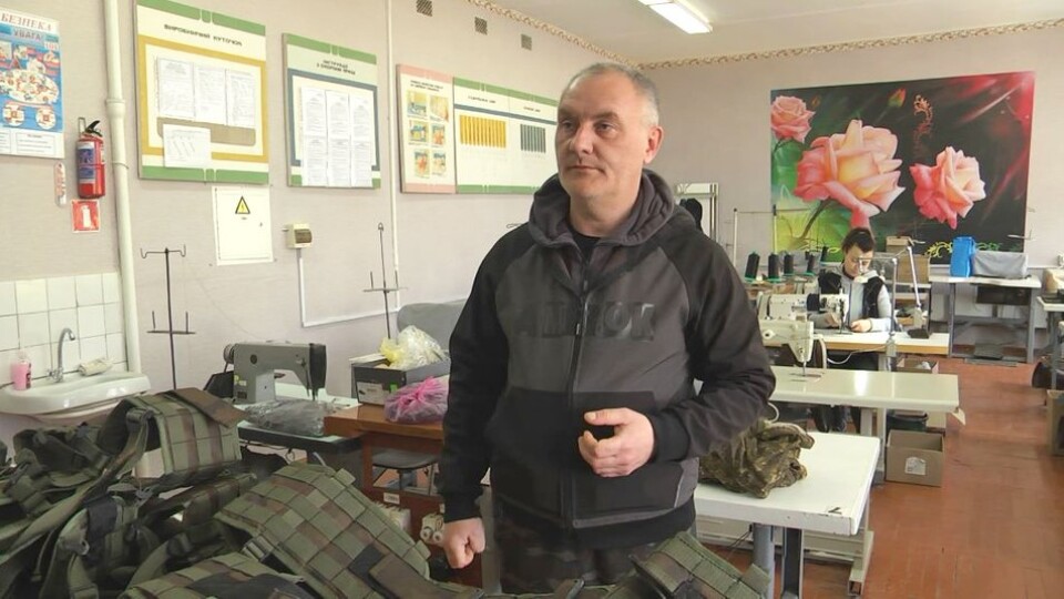 Харків'янин влаштував на Волині цех з пошиття «розгрузок» для військових