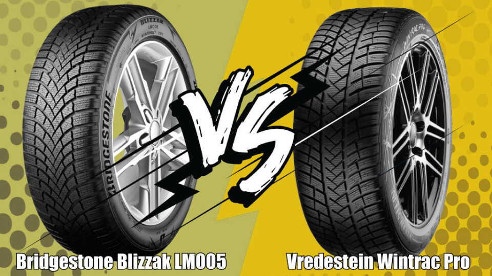 Порівняння зимової гуми Bridgestone Blizzak LM005 та Vredestein Wintrac Pro
