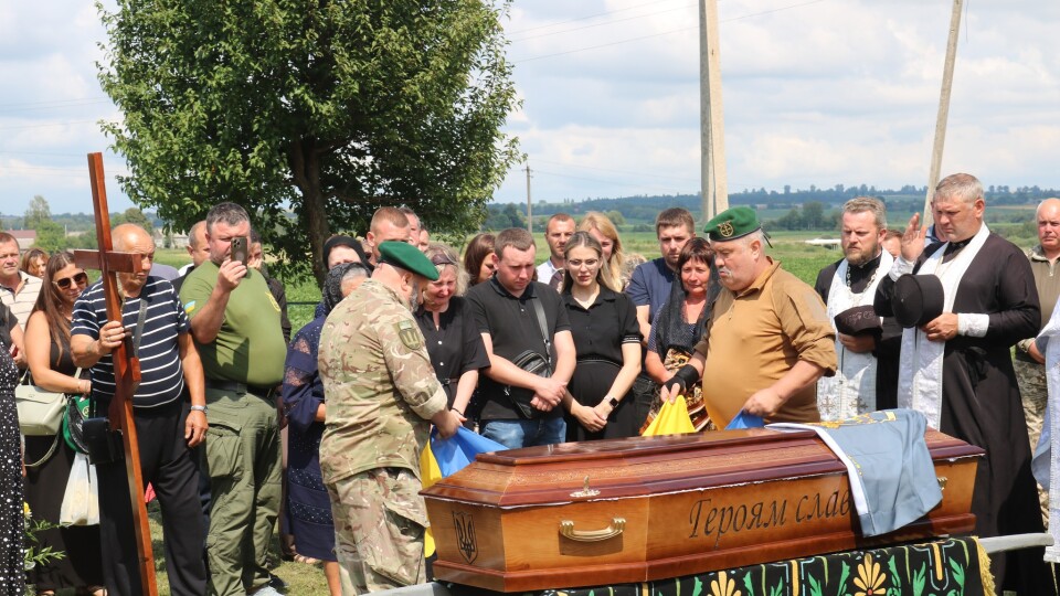 На Волині віддали останню шану воїну Ігорю Біді. ФОТО