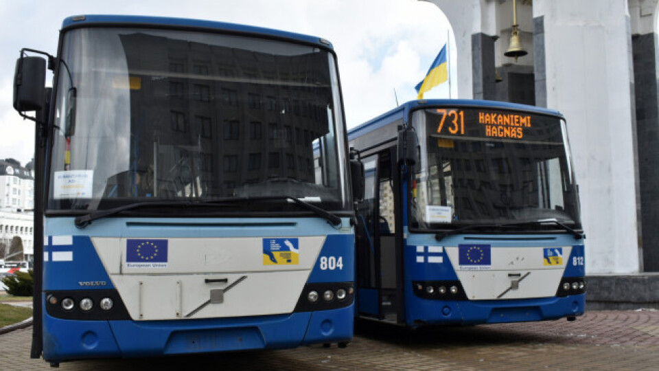 Три волинські громади отримали шкільні автобуси від Фінляндії. ФОТО