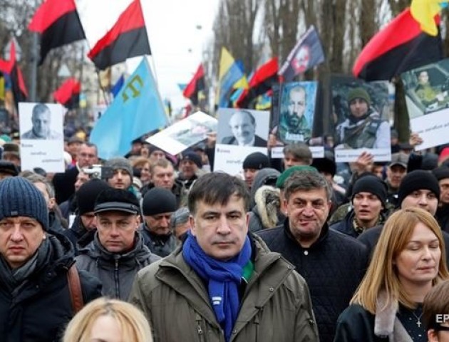 МВС: На марші Саакашвілі менше двох тисяч осіб