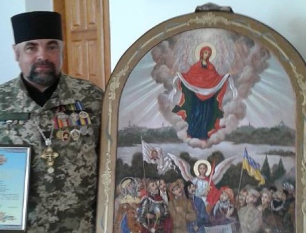 Волинський капелан отримав подяку від Збройних Сил України