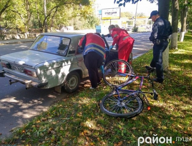 ДТП у Луцьку: «ВАЗ» збив велосипедиста