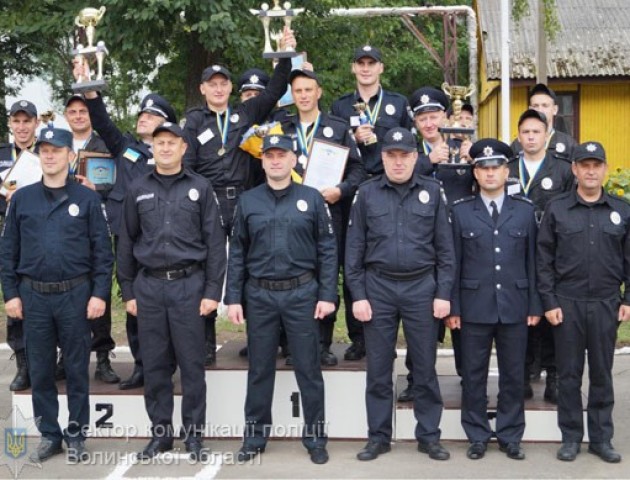 Волинські поліцейські - у трійці кращих України серед колег