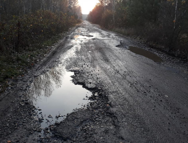 «Я була знову шокована», - волинянка про аварійний відрізок дороги. ФОТО