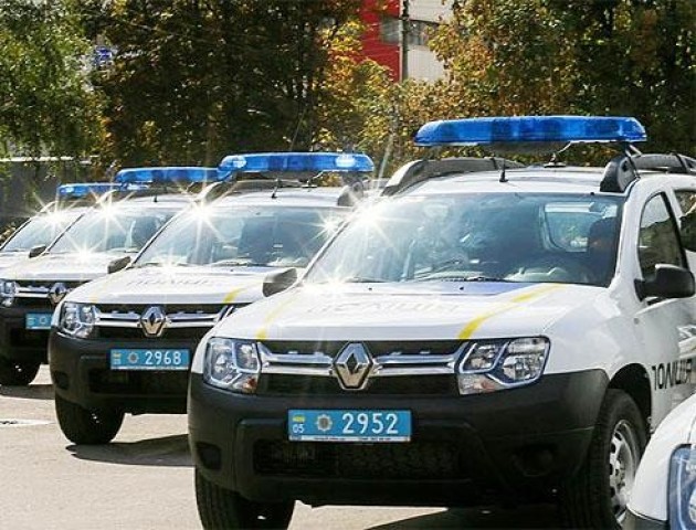 Ремонт поліцейських автомобілів у Волинській області оцінили в 600 тисяч